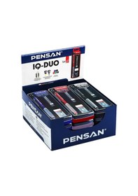 Resim Pensan Iq-Duo Set 0.5 Mm Karışık Renkli Silgi+Min 