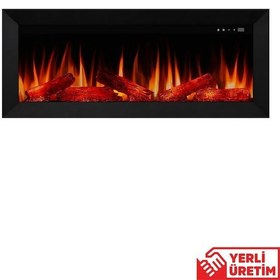 Resim Magel 100 Elektrikli Şömine - Isıtıcısız, Metal Çerçeveli, Sınırs 