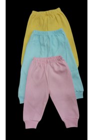 Resim özdemirli bebe Patiksiz Alt Pijama Ayaksız 3 Lü Paket 