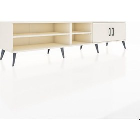 Resim Hyperion Tv Ünitesi 3 Raflı 2 Kapaklı 220x44x51 Aytaşı-aytaşı Aytası/aytası - Aytası 