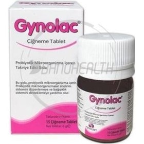 Resim Gynolac Probiyotik 15 Ciğneme Tablet 