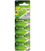 Resim GP GP192-C5 LR41 Alkalin Düğme Pil 5'li Paket 