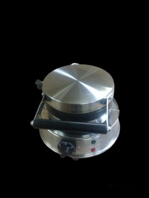 Resim ÖZEN ENDÜSTRİYEL MUTFAK Wafflemak Yuvarlak Waffle Makinesi Papatya Çiçek Model Büfe Tipi Kafe Tipi Elektrikli Wafflemak 220v 