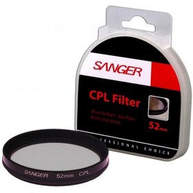 Resim SANGER 52mm Polarize Filtre, 52 mm CPL Filtre 