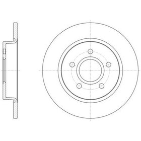 Resim Arka Fren Aynasi Transit V362 2013- Abs'Li (308X16X96X69X5Dl) 504656288 