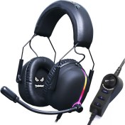 Resim Rush TUSSLE RHX71 USB 7.1 Surround RGB Oyuncu Kulaklık 