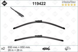 Resim SİLECEK SÜPÜRGESİ ÖN AUDI Q7 650 x 650 mm 