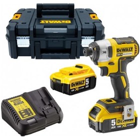 Resim Dewalt DCF887P2 18V 5 Ah Li-ion Çift Akülü Kömürsüz Darbeli Vidalama 
