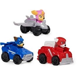 Resim Paw Patrol Pup Squad 3'lü Mini Figür Araçlı Seti 