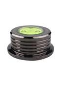 Resim Konesam Lp Plak Stabilizatörü Siyah - Denge Seviyesi Ve 50hz Hız Ölçer İle Vibration Azaltıcı Gramofon Aksesuarı 