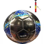 Resim TOPROCKSTORE Parlak Dikişli Futbol Topu 5 Numara Şişirme Pompası Hediyeli 