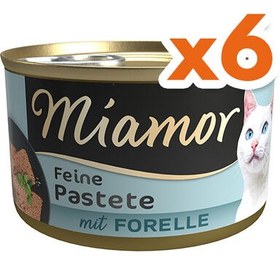Resim Miamor Pastete Alabalıklı Yetişkin Kedi Konservesi 85 Gr x 6 Adet 