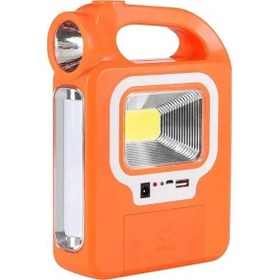 Resim Powermaster Hb-6399a Cob Ledli Solarlı 3 Kademeli Işıldak Fener Ampül Dahil Om-20 