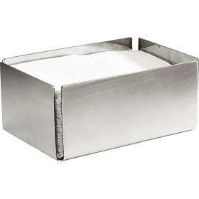 Resim Biradlı Çelik Dispanser Peçetelik 9,5 x 14 x 6 cm 