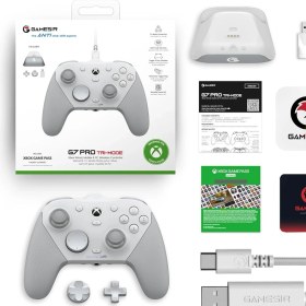 Resim Gamesir G7 Pro 3 Mod Kablolu Tmr Sticks, Hall Effect Analog Controller Xbox Series X|s, Xbox One, Android ve Windows Beyaz 