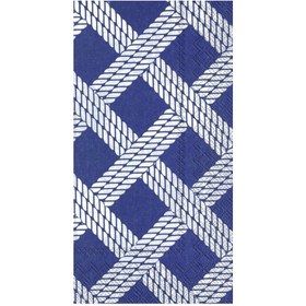 Resim Lacivert Halatlı Dikdörtgen Peçete 