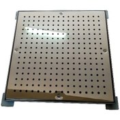 Resim 304 Krom Havuz Dip Emiş Izgarası 25x25cm 