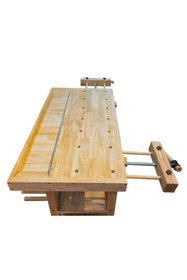 Resim Genel Markalar Wood 0111 Iki Mengeneli Hobi Ahşap Oyma Marangoz Çalışma Tezgahı 106 Cm 