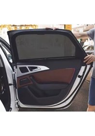 Resim Arka Cam Güneşlik Kelebeksiz Cam Ve Suv Araçlar İçin / Peary02 2 Adet 