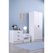 Resim Gubimo Abete 2 Kapili Gardirop +1 Çekmeceli̇ Komodi̇n +3 Çekmeçeli̇ Şi̇foni̇yer 