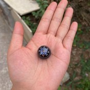 Resim 1 adet Küresel Pusula Topu ile Termometre, Yüksek Dizin Plastik, Çakmak/Magnezyum Çubuğu Yok, Pilsiz Navigasyon Aracı 
