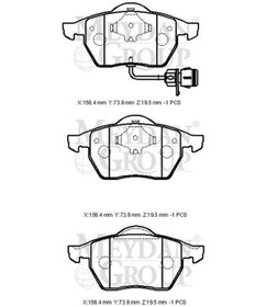 Resim Esse Oto - Audi A4- 95/99 Ön Fren Balatası 1,8/1,9tdı/2,4/2,5tdı/2,6 2kablolu Disk Esse13116350c 4a0698151a 