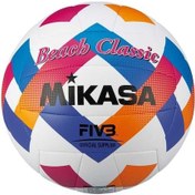 Resim Mikasa Sentetik Deri Plaj Voleybol Topu Bv543c-vxa-o Sarı - Mavi 