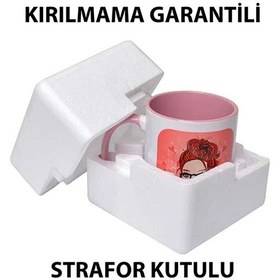 Resim Arkadaş Kediler Porselen Lüks Fincan Beyaz 