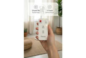 Resim Fressi Ayaklı Vantilatör 60 W Kumandalı 3 Kademe Hız Ayarlı FR-F05R Silence Pro 