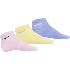 Resim Sporjinal Çocuk 3'lü Çorap (KMSS-P325) 