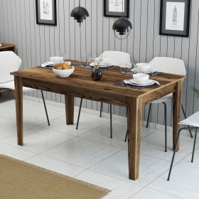 Resim Variant Milan Yemek Masası - Ceviz / Ceviz 