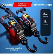 Resim Dashanshop Siyah Renkli 3m+ Uzunluk 2s Hızlı Sarılmalı Otomatik Sıkma Lastiği 