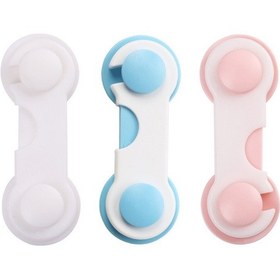 Resim Sones 20 Adet Çocuk Ev Gardırop Açılmayan Emniyet Kilidi Pembe 