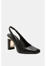 Resim Katy Perry The Hollow Heel Kadın Siyah Oyuk Topuklu Ayakkabı Siyah 