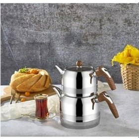 Resim Kahramanlar Midi Yağmur Çaydanlık Ahşap 