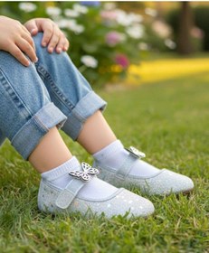 Resim Surpie Shoes Çocuk Babet, Çocuk Abiye Babet, Kaymaz Taban Babet 