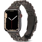 Resim ​​​Watch 44mm Uyumlu KRD-54 Metal Zore Kordon-Siyah 