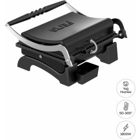 Resim Feris Döküm Tost Makinesi Siyah 