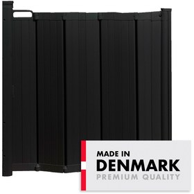 Resim Babydan Alma Katlanabilir Bebek ve Çocuk Güvenlik Kapısı 55 - 89 cm - Siyah 