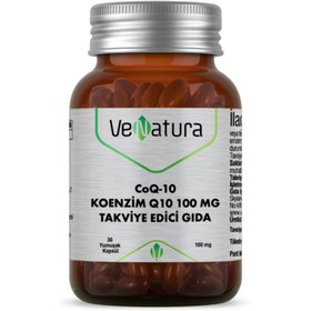 Resim VENATURA CoQ-10 Koenzim Q10 Takviye Edici Gıda 100mg 30 Kapsül 
