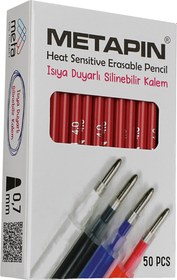 Resim Hodbehod Metapin Isı ile Silinebilen Uçan Refill Kalem İçi Kırmızı (0.7 mm) - 50 Adet 