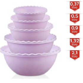 Resim Royaleks Group 5 Li Tırtıllı Yuvarlak Badya ROYALEKS-MRD809 