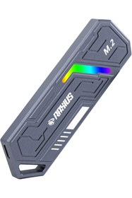 Resim STOREMAX buysell RaXius DK03 USB-A/Type-C Kablolu RGB 22x80 M.2 NVMe Taşınabilir Harici SSD (512, GB) 105351 