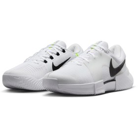 Resim Nike Zoom GP Challenge 1 Sert Kort Erkek Beyaz Tenis Ayakkabı 
