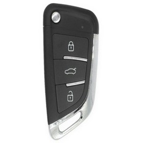 Resim ASRKEYS Unıversal Sustalı 3 Butonlu Akıllı Kodlanabilir Oto Kumanda Bmw Tipi ( 433 Mhz) Frekans 