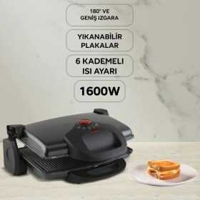 Resim Siyah Tost Makinesi ile Pratik ve Leziz Kahvaltılar 