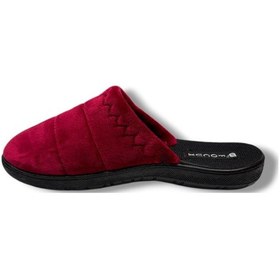 Resim Focux 217-26 Papatya Desenli Kadın Ev Terlik 37-41 Bordo 