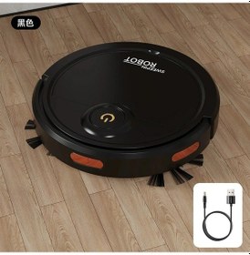 Resim Otomatik Akıllı Süpürme Robotu Süpürücü Ev Aletleri Mutfak Ev Siyah 