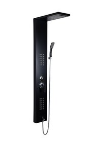 Resim SAM BANYO Sam Niagara Siyah Duş Paneli ,duş Kolonu, Robot Duş, Duş, Dikey Jakuzi 