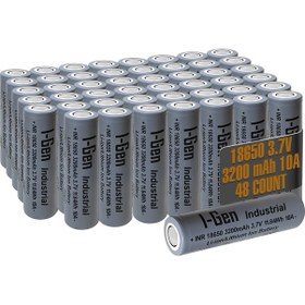 Resim I-gen Industrial E004 Inr 18650 3.7v 3200 Mah 10a 11.84wh Li-ıon Şarjlı Pil Düz Başlı Lityum Pil 48'li Paket I-gen141 